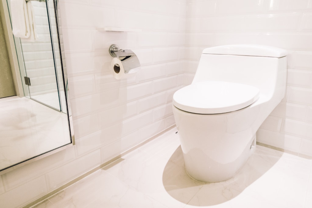 how to deep clean a toilet — sparkling clean bathroom result
