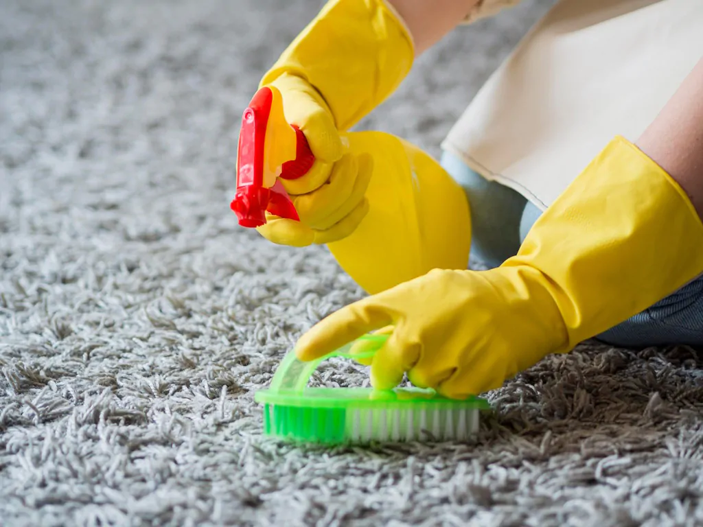 Removing vomit smell from carpet with baking soda