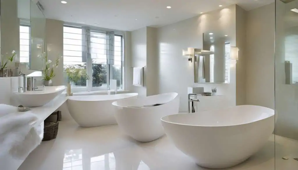 how to deep clean a bathroom — sparkling result