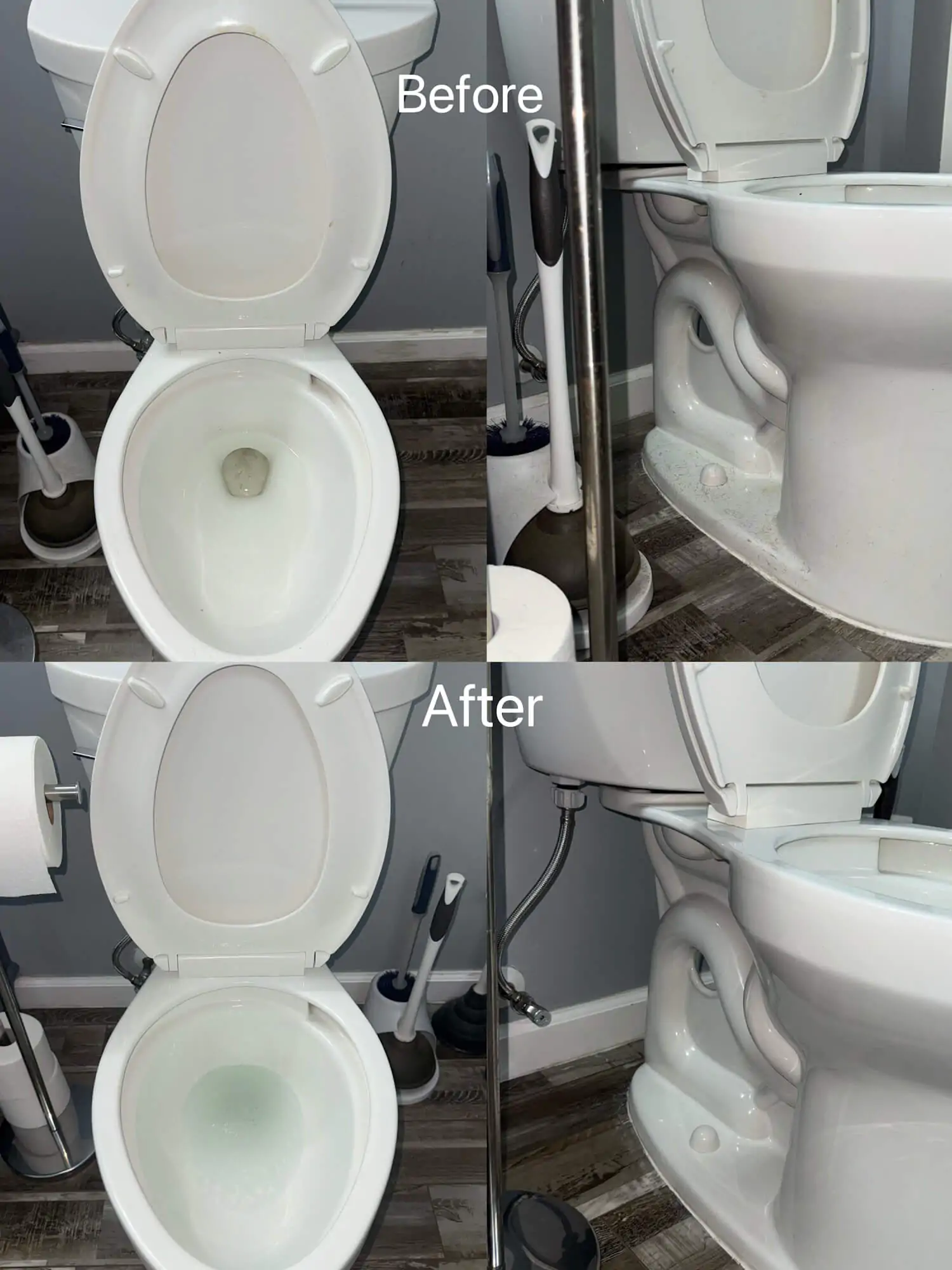 restroom deep cleaning before after