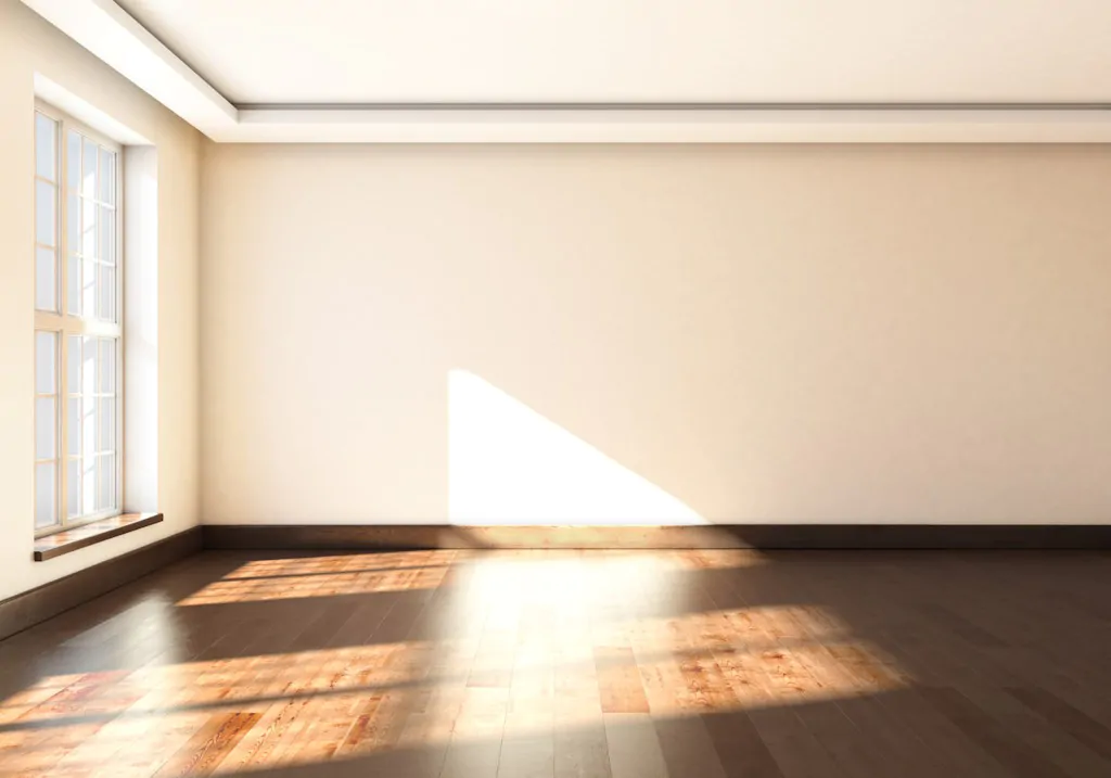 move-out cleaning bedroom checklist — closets baseboards windows floors